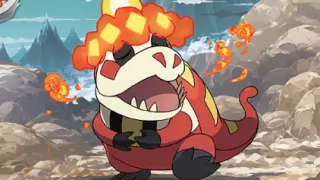 Crocalor op een Pokémonkaart