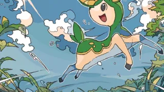 Deerling op een Pokémonkaart