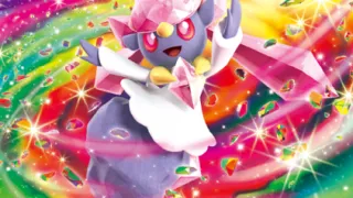 Diancie zoals afgebeeld op zijn oudste kaart