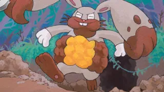 Diggersby op een Pokémonkaart