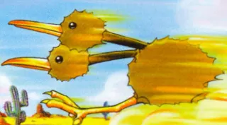 Doduo zoals afgebeeld op zijn oudste kaart