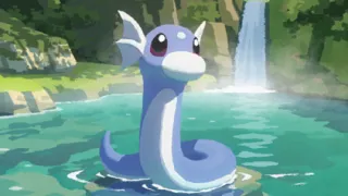 Dratini op een Pokémonkaart