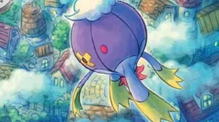 Drifblim op een Pokémonkaart