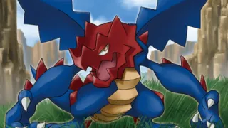 Druddigon zoals afgebeeld op zijn oudste kaart