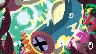 Eelektrik op een Pokémonkaart