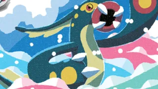 Eelektross op een Pokémonkaart