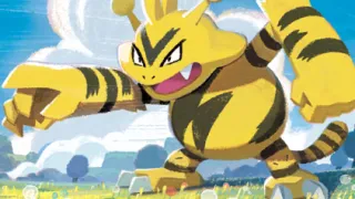 Electabuzz op een Pokémonkaart