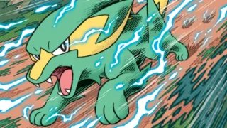 Electrike op een Pokémonkaart