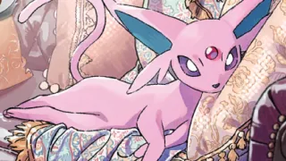 Espeon op een Pokémonkaart