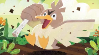 Farfetch'd op een Pokémonkaart
