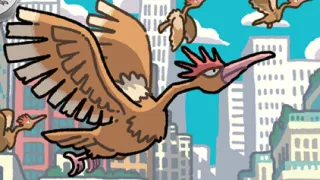 Fearow op een Pokémonkaart