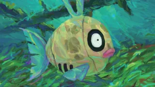 Feebas op een Pokémonkaart