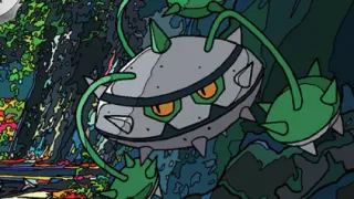 Ferrothorn op een Pokémonkaart