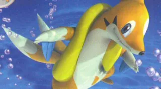 Floatzel zoals afgebeeld op zijn oudste kaart
