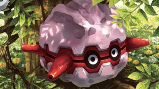 Forretress op een Pokémonkaart