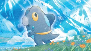 Frigibax op een Pokémonkaart