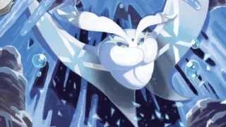 Frosmoth op een Pokémonkaart