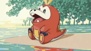 Fuecoco op een Pokémonkaart