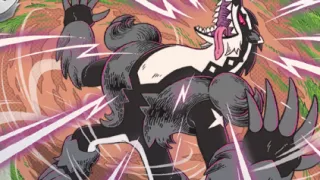 Galarian Obstagoon op een Pokémonkaart