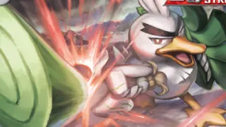 Galarian Sirfetch'd op een Pokémonkaart