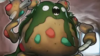 Garbodor zoals afgebeeld op zijn oudste kaart