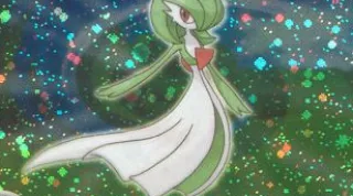 Gardevoir zoals afgebeeld op zijn oudste kaart