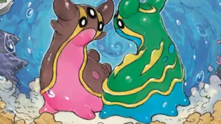 Gastrodon op een Pokémonkaart