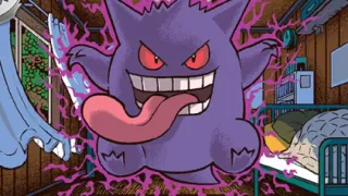 Gengar op een Pokémonkaart