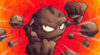 Geodude zoals afgebeeld op zijn oudste kaart