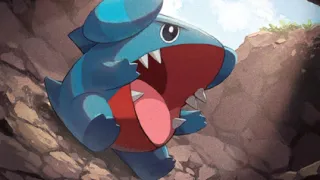 Gible op een Pokémonkaart