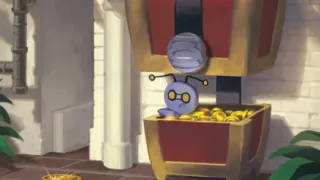 Gimmighoul op een Pokémonkaart