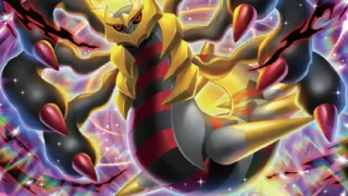 Giratina zoals afgebeeld op zijn nieuwste kaart