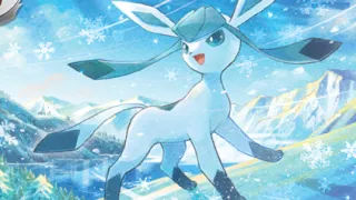 Glaceon op een Pokémonkaart