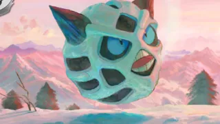 Glalie op een Pokémonkaart