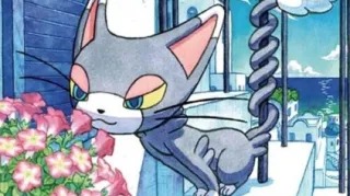 Glameow op een Pokémonkaart