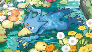 Golduck op een Pokémonkaart