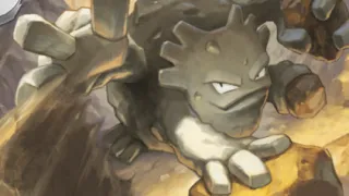 Graveler op een Pokémonkaart