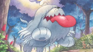 Greavard op een Pokémonkaart