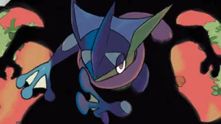Greninja op een Pokémonkaart