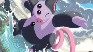 Grumpig op een Pokémonkaart