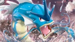 Gyarados op een Pokémonkaart