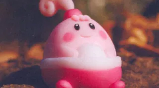 Happiny zoals afgebeeld op zijn oudste kaart