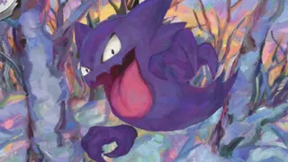 Haunter op een Pokémonkaart