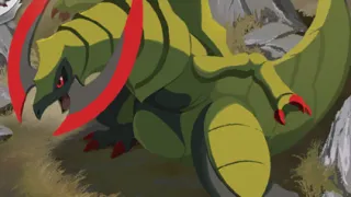 Haxorus op een Pokémonkaart