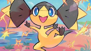 Helioptile op een Pokémonkaart