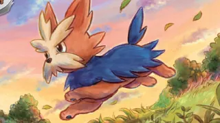 Herdier op een Pokémonkaart