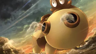 Hippopotas op een Pokémonkaart