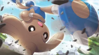 Hitmontop op een Pokémonkaart