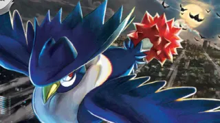 Honchkrow op een Pokémonkaart