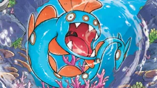 Huntail op een Pokémonkaart